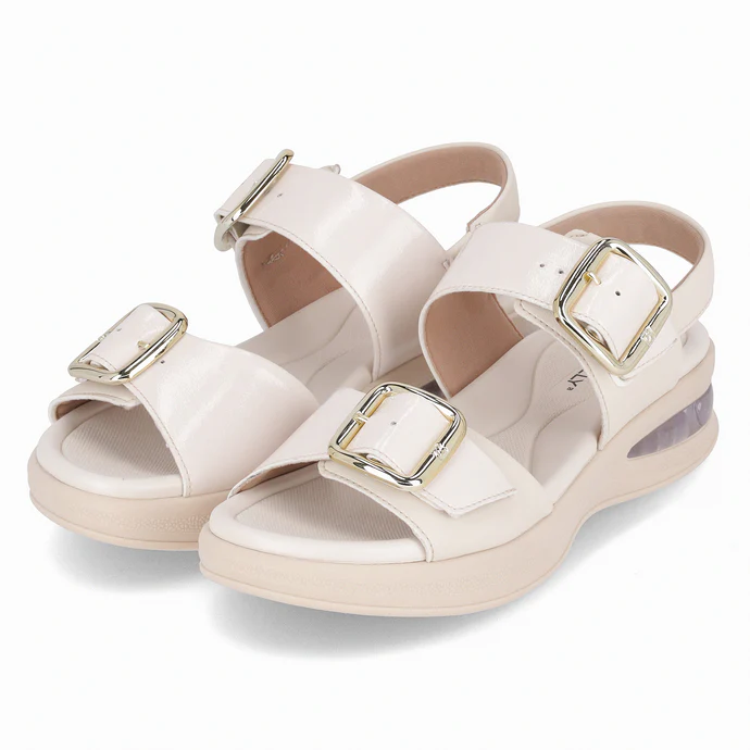 PICCADILLY SANDALIA CONT - NAPA STRETCH SOFT VERNIZ AMASSADO V26