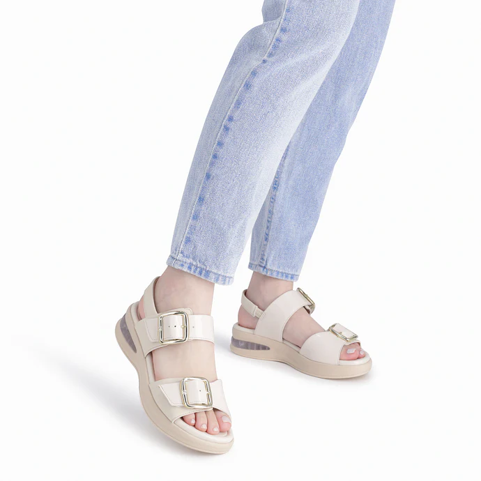 PICCADILLY SANDALIA CONT - NAPA STRETCH SOFT VERNIZ AMASSADO V26