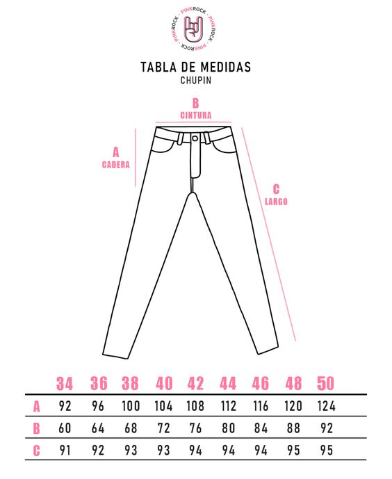 PINK ROCK JEANS CHUPIN AUSTIN V25