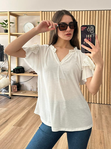 UNI SYSTEM BLUSA MANGAS PRINCESA V25