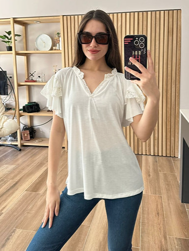 UNI SYSTEM BLUSA MANGAS PRINCESA V25