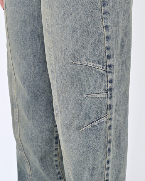 DIWAY JEANS FLOR BAGGY OXIDO W25