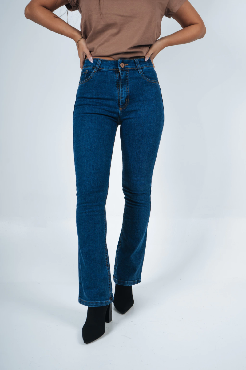 PINK ROCK JEANS FLARE CANVAS W25