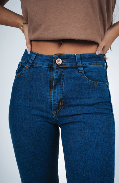 PINK ROCK JEANS FLARE CANVAS W25