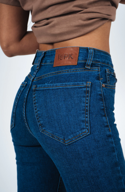 PINK ROCK JEANS FLARE CANVAS W25