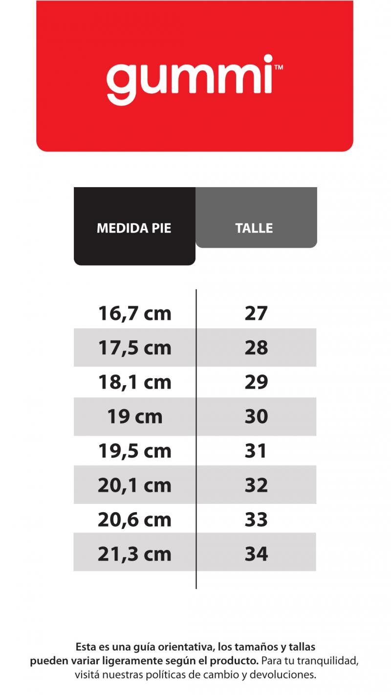GUMMI ZAPATILLA KIDS EXTRA