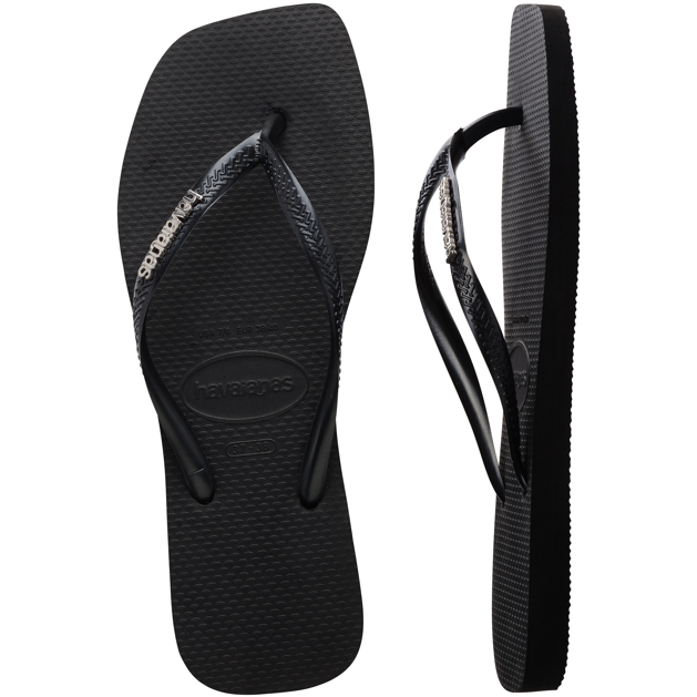 HAVAIANAS SLIM SQUARE LOGO METALLIC V25