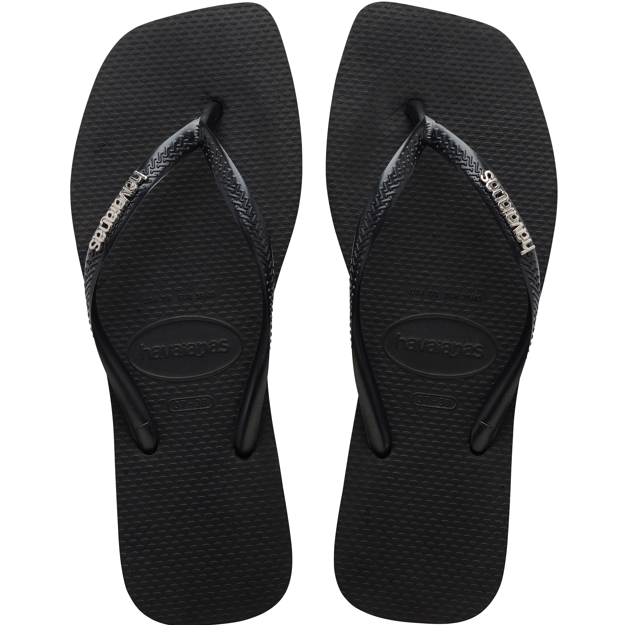 HAVAIANAS SLIM SQUARE LOGO METALLIC V25