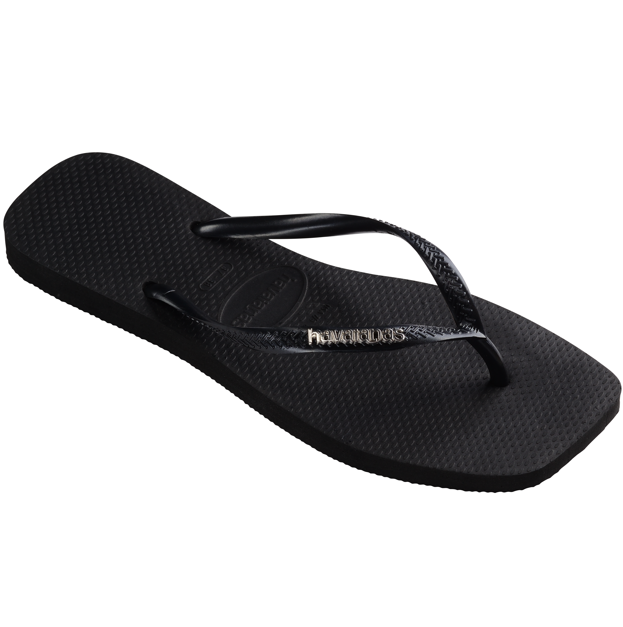 HAVAIANAS SLIM SQUARE LOGO METALLIC V25