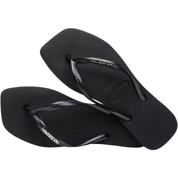 HAVAIANAS SLIM SQUARE LOGO METALLIC V25