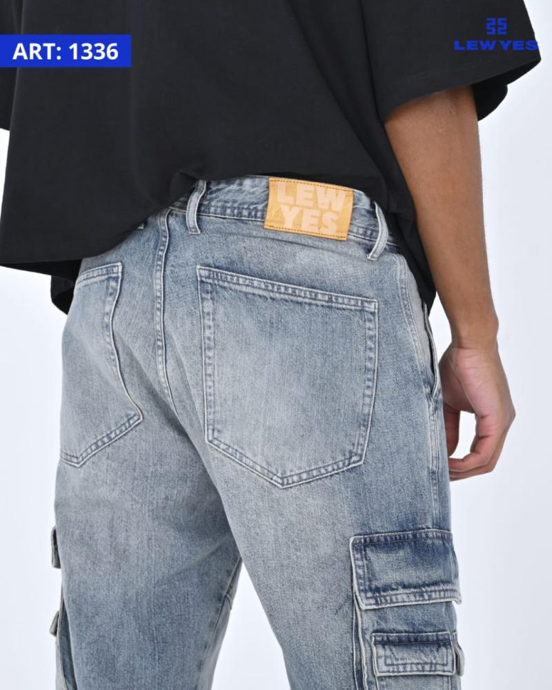 LEW & YES JEANS ALFONSO DOBLE CARGO W24