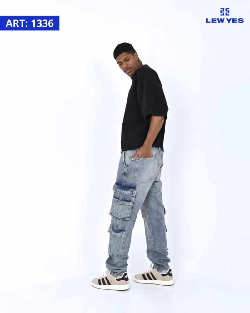 LEW & YES JEANS ALFONSO DOBLE CARGO W24