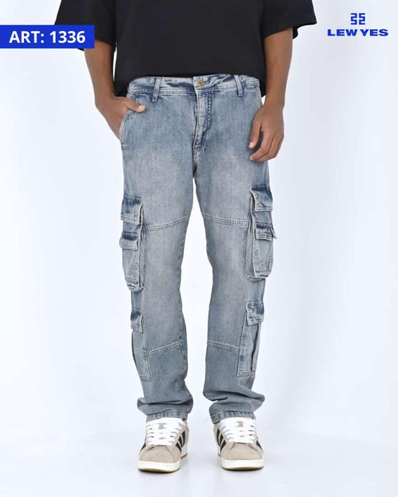LEW & YES JEANS ALFONSO DOBLE CARGO W24