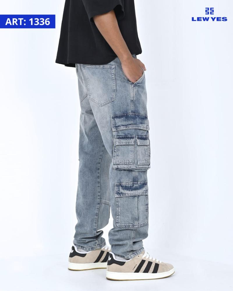 LEW & YES JEANS ALFONSO DOBLE CARGO W24