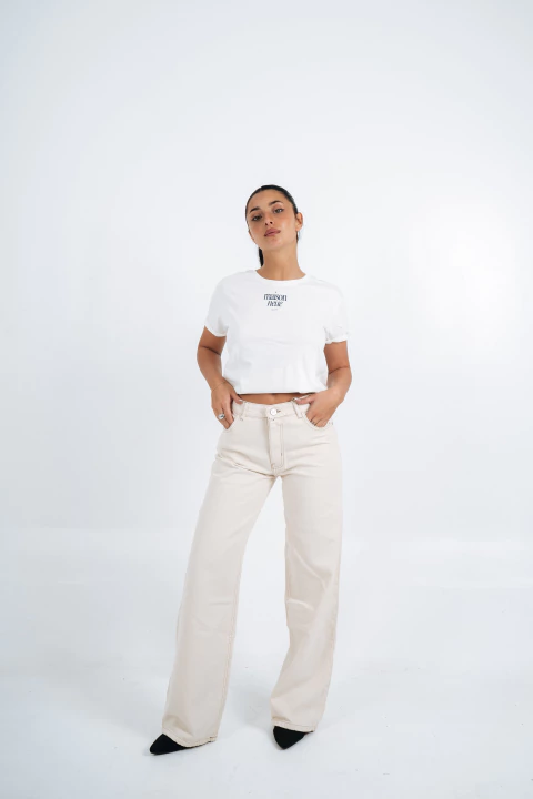 PINK ROCK JEANS WIDE CLASSIC BOISE V26