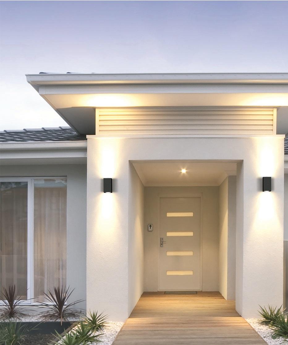 Aplique Bidireccional AP205 Blanco Negro Para Dicroica