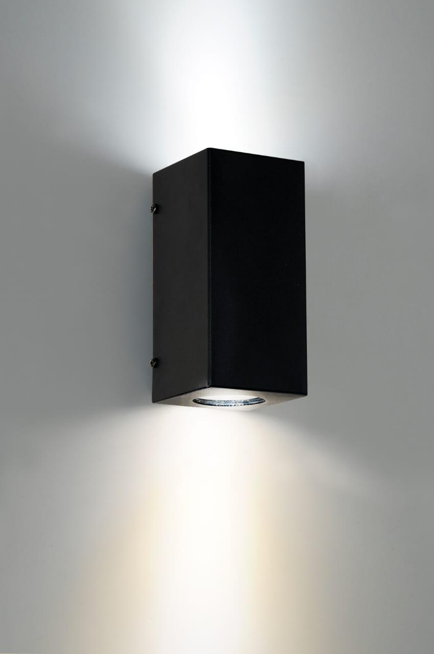 Aplique Bidireccional AP205 Blanco Negro Para Dicroica