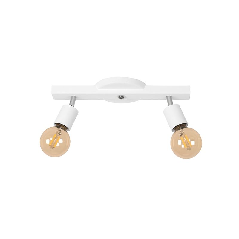 Aplique Barral Techo 2 Luces Moviles E27 Deco Apto Led