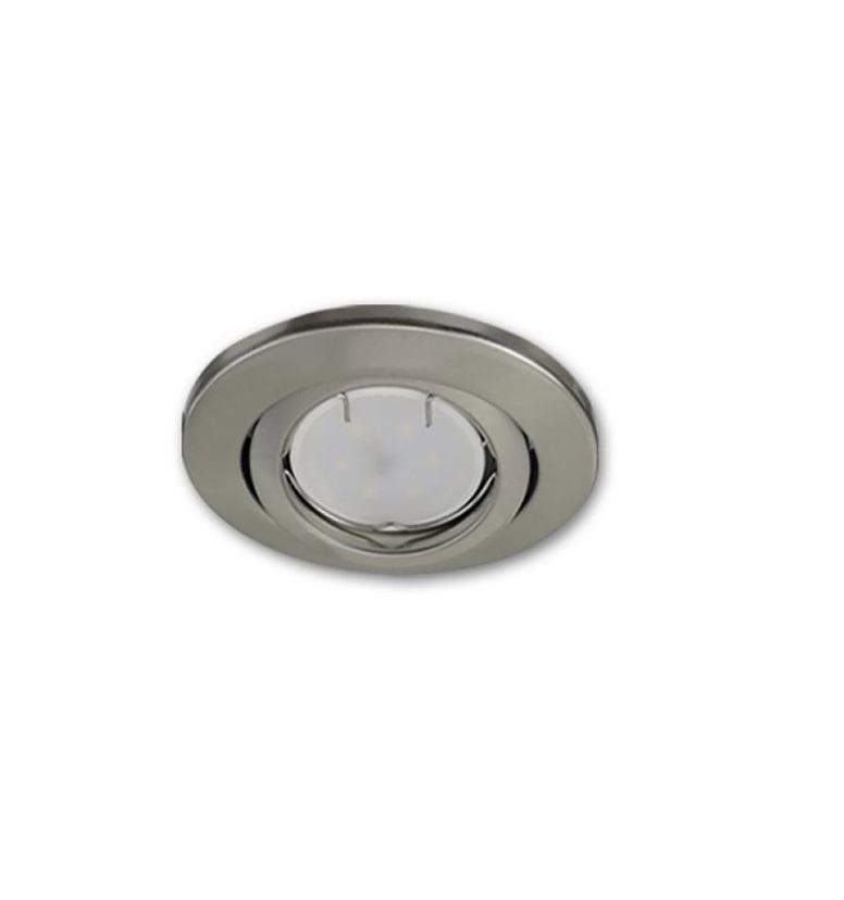 Spot Embutir Chapa Acero Móvil Dicroica LED 7W GU10