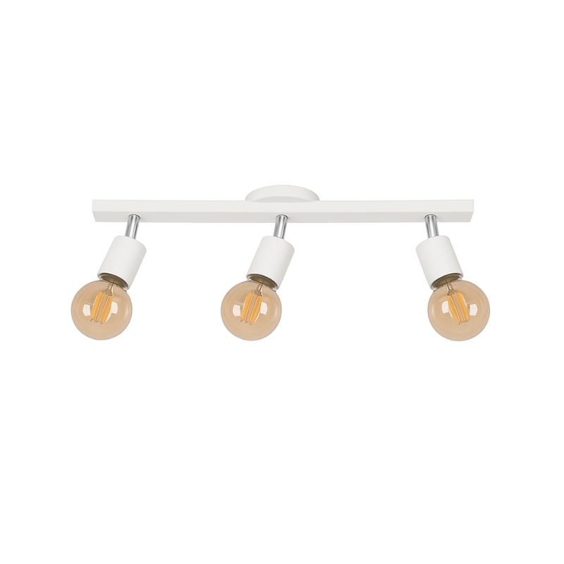 Aplique Barral Techo 3 Luces Moviles E27 Deco Apto Led