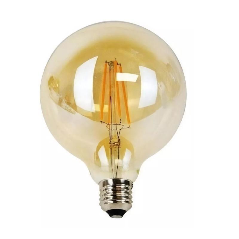 Lampara Vintage LED Globo Ambar 6W Candela