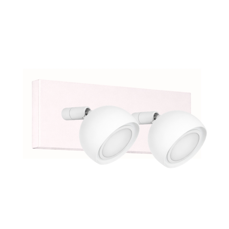 Aplique 2 Luces Bocha Dicroica LED GU10