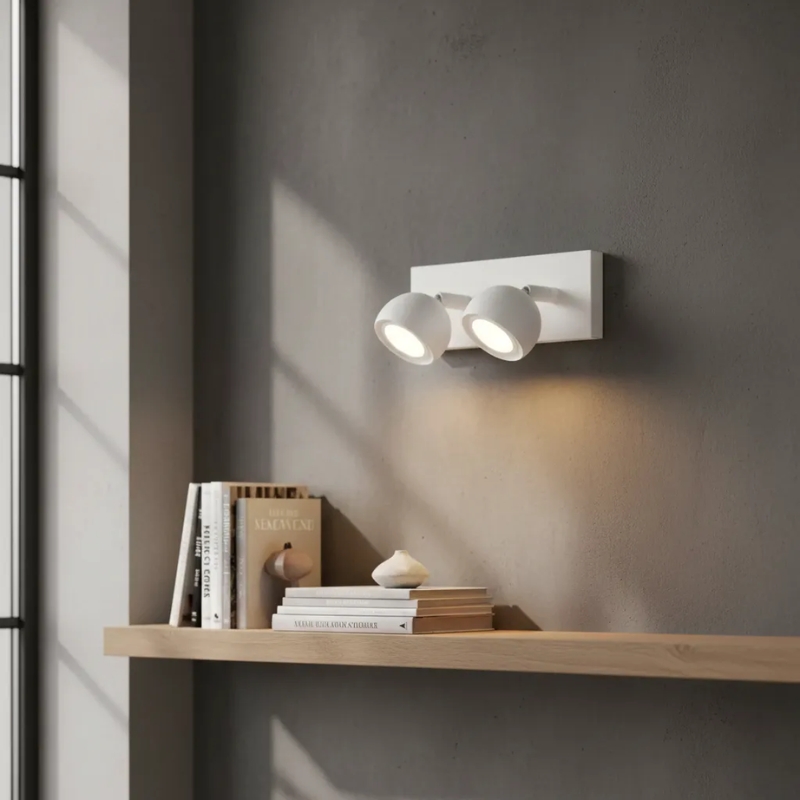 Aplique 2 Luces Bocha Dicroica LED GU10