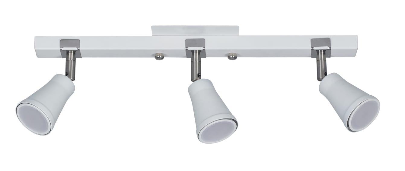 Aplique Dublin 3 Blanco Negro LED 7w