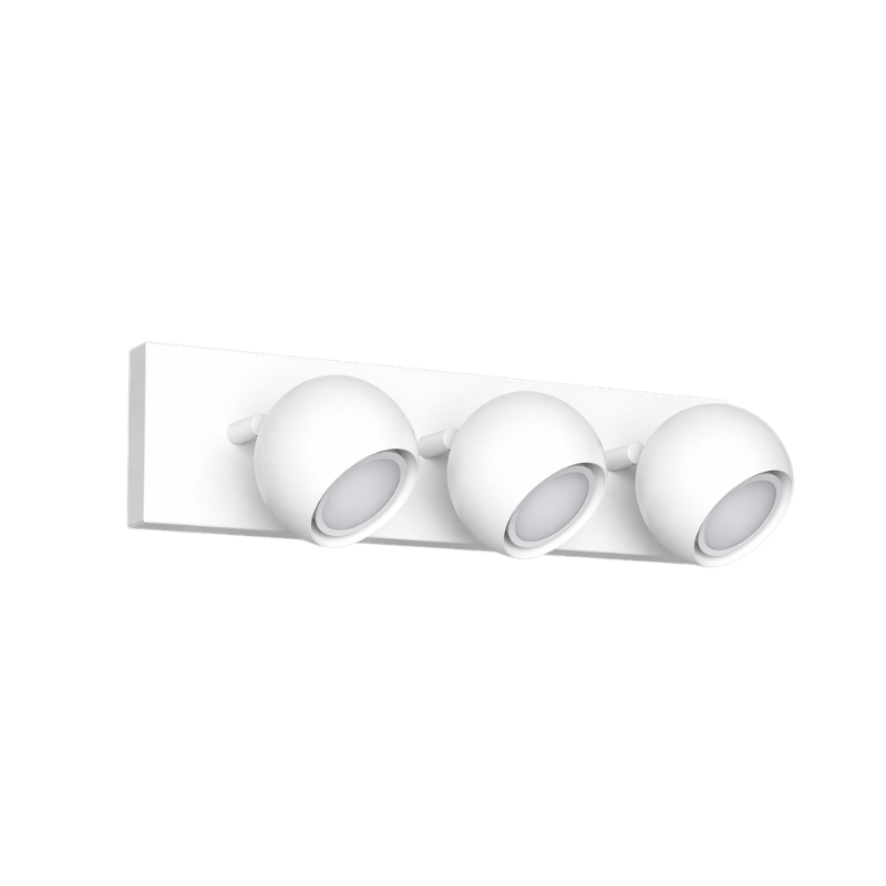 Aplique 3 Luces Bocha Dicroica LED GU10