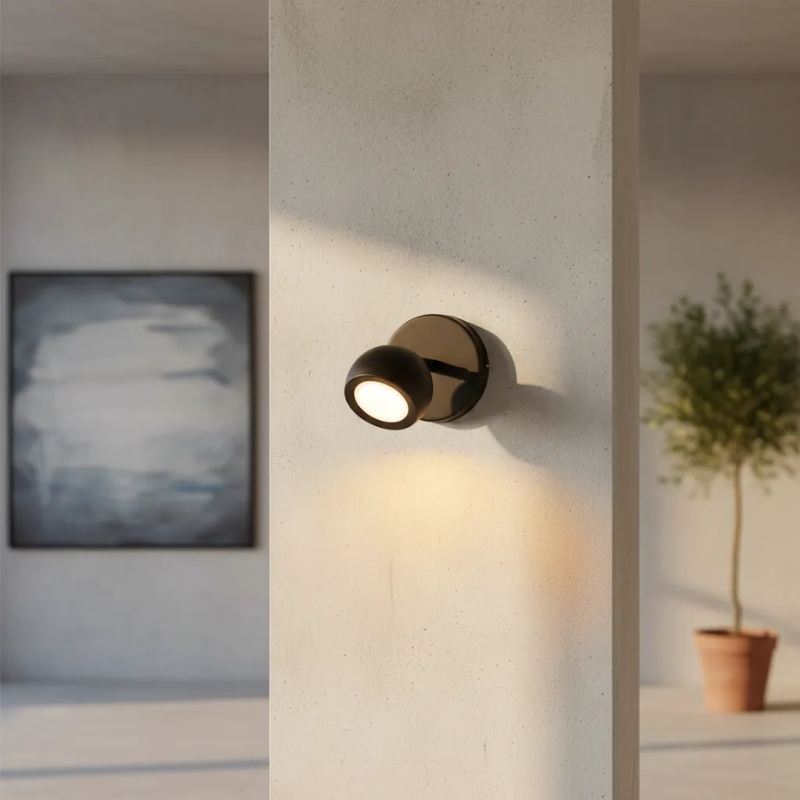Aplique 1 Luz Bocha Dicroica LED GU10