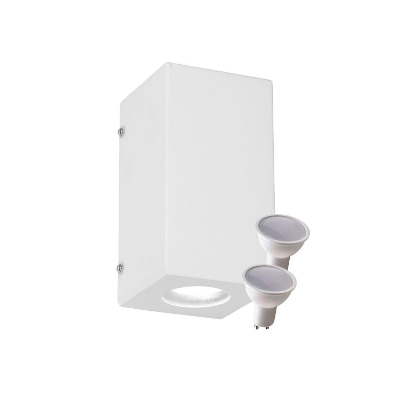 Aplique Bidireccional AP205 Blanco Negro Dicroica LED 7w