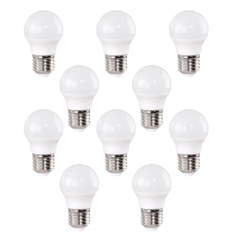 Pack 10 Lampara LED Gota 5w Calida Fria