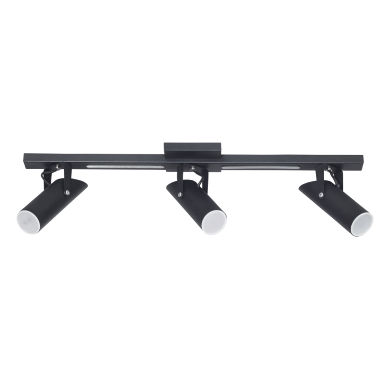 Aplique pared techo 3 luces Ferrolux Borja Blanco Negro