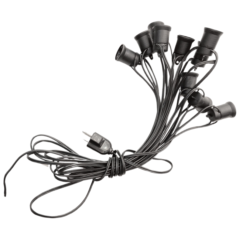 Guirnalda Exterior 10 Mts Con 10 Lamparas Vintage 15w