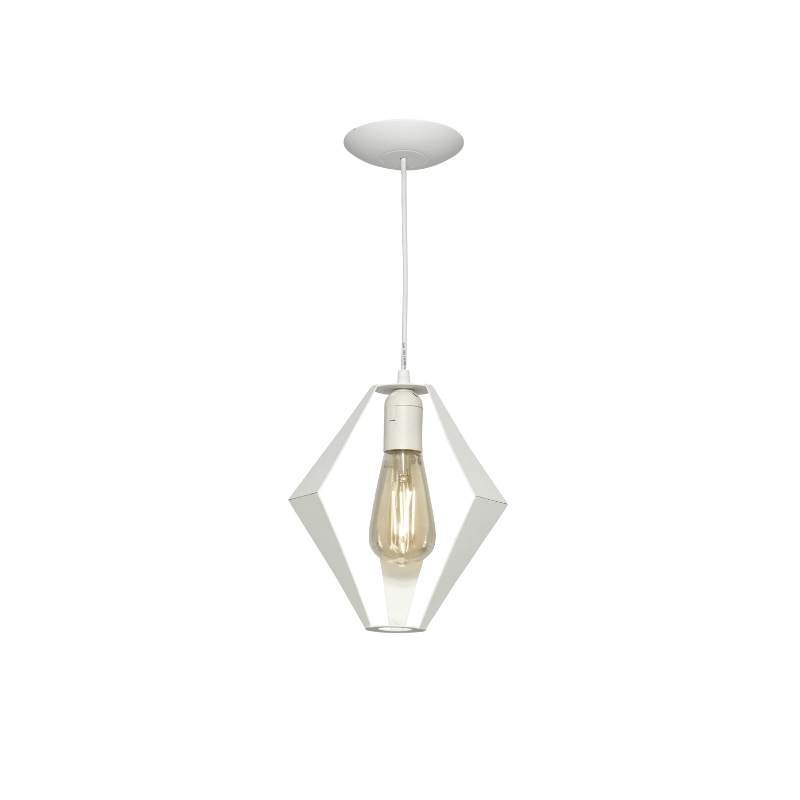 Colgante Diseño Ferroluz Rombo Para LED E27