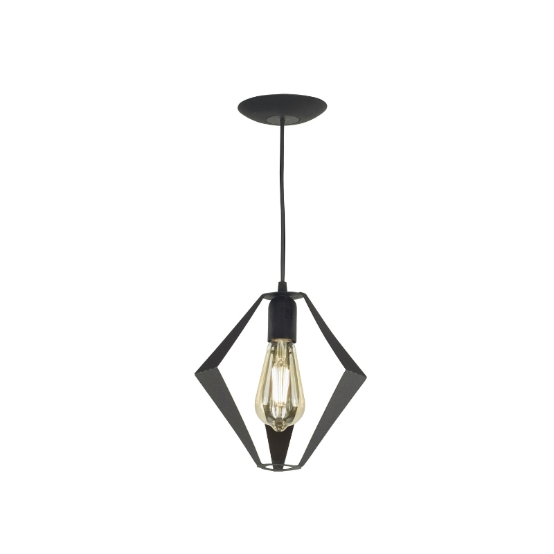 Colgante Diseño Ferroluz Rombo Para LED E27