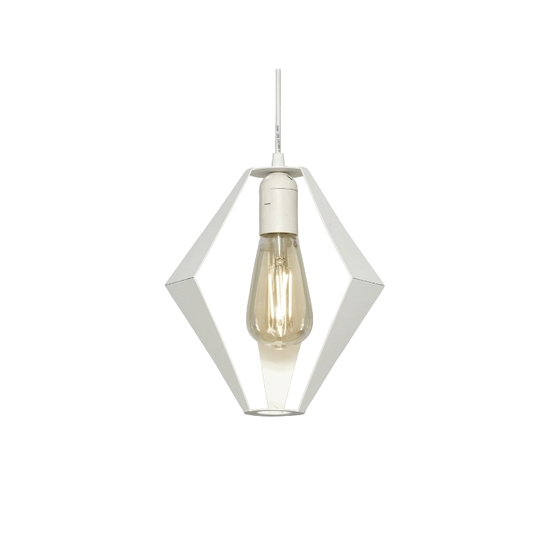 Colgante Diseño Ferroluz Rombo Para LED E27