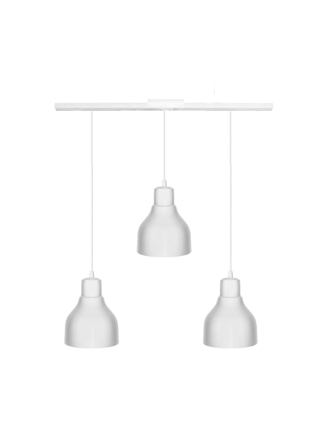 Aplique Con 3 Colgantes Tipo Campana Industrial Para Led