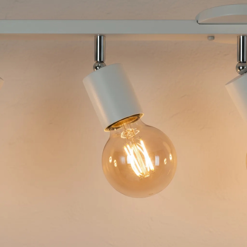 Aplique Barral Techo 5 Luces Moviles E27 Deco Apto Led