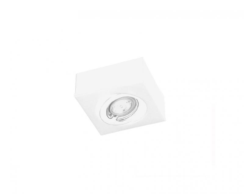 Spot Semiembutido Cuadrado Blanco Negro Dicroica LED 7W