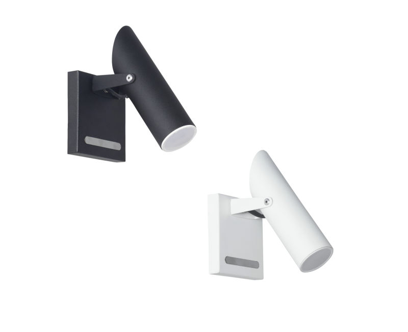 Aplique pared 1 luz Ferrolux Borja Blanco Negro