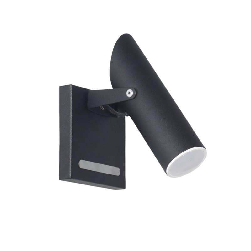 Aplique pared 1 luz Ferrolux Borja Blanco Negro