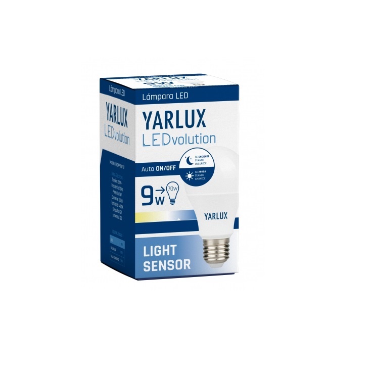 Lampara LED Sensor Movimiento 9W E27