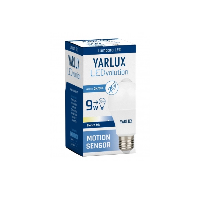 Lampara LED Sensor Movimiento 9W E27