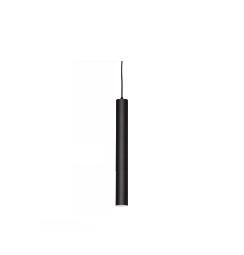 Colgante Tubo 50 CM Blanco Negro LED 7W