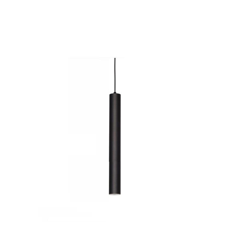 Colgante Tubo 50 CM Blanco Negro LED 7W