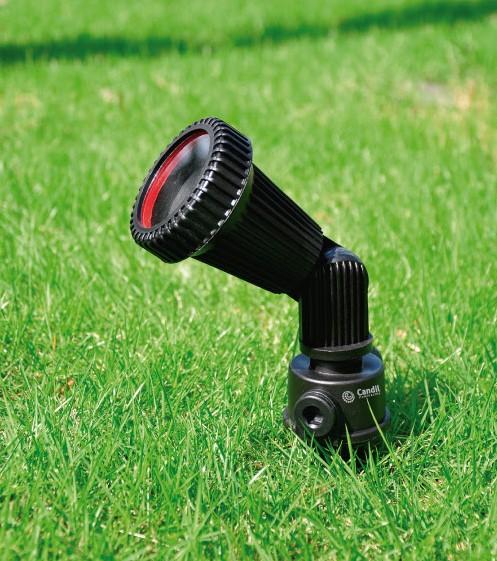 Estaca PVC Exterior Con Dicroica LED 7W