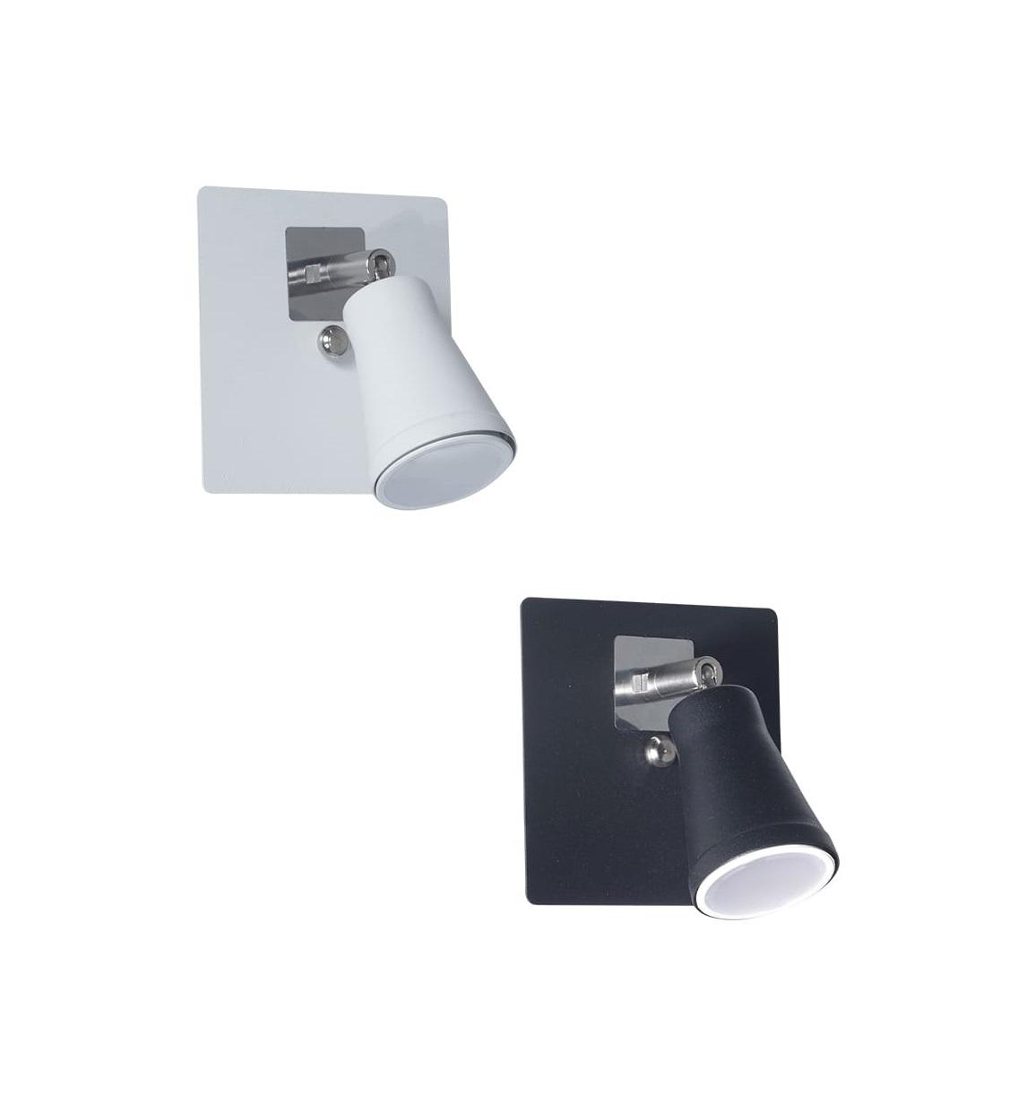 Aplique Dublin 1 Blanco Negro LED 7w