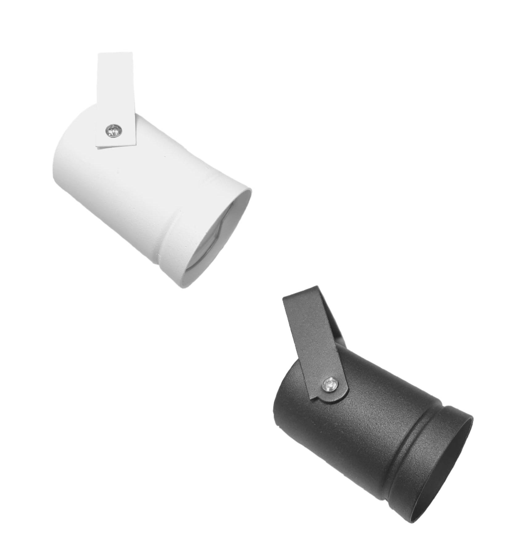 Spot Tipo Tacho Blanco Negro Dicroica LED