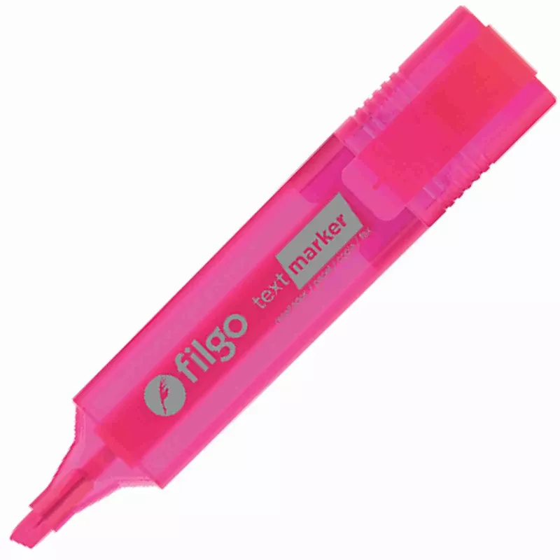 RESALTADOR FILGO CHATO ROSA FLUO